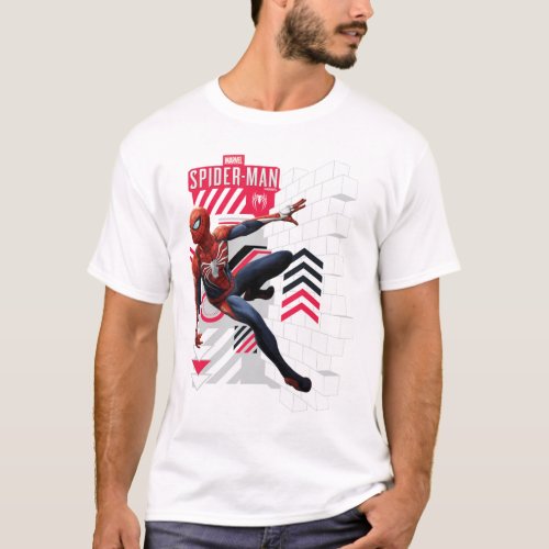 Marvels Spider_Man  Wall Crawl Name Graphic T_Shirt