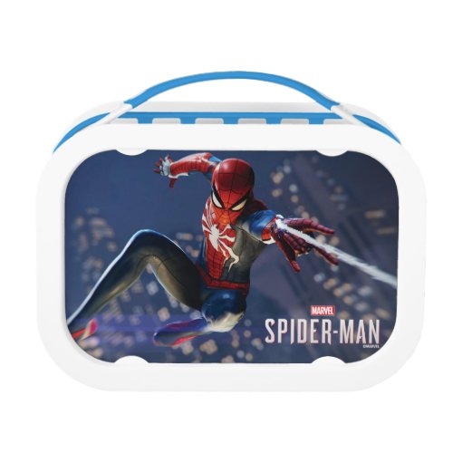 Marvels Spider_Man  Web Shooting Through city Lunch Box