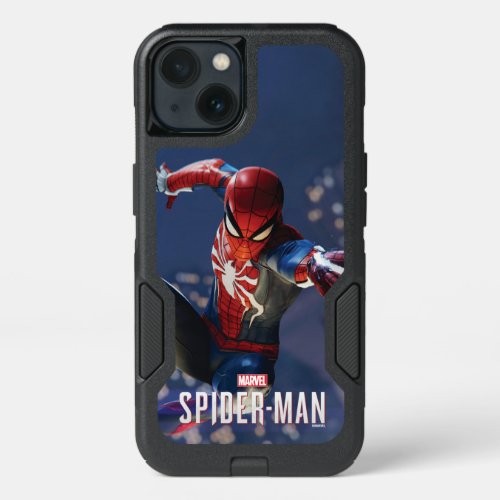 Marvels Spider_Man  Web Shooting Through city iPhone 13 Case