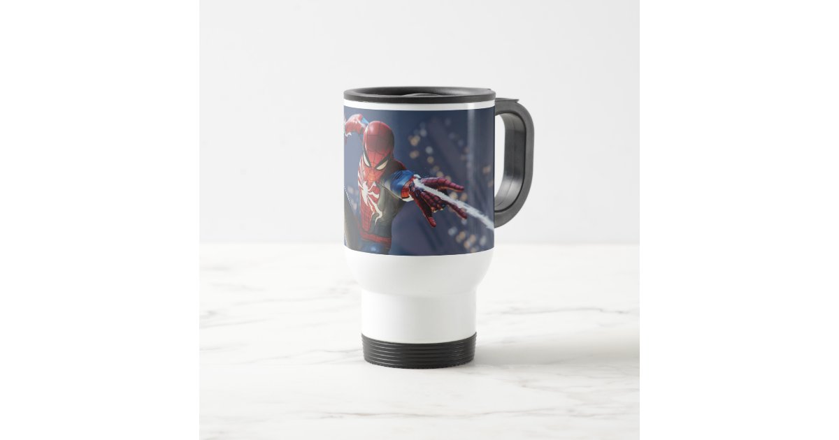 Spider-Man High Above the City Mug, Zazzle