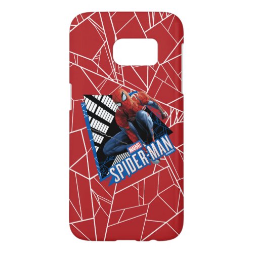 Marvels Spider_Man  Web Swing Name Graphic Samsung Galaxy S7 Case