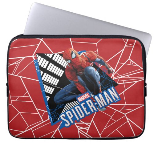 Marvels Spider_Man  Web Swing Name Graphic Laptop Sleeve