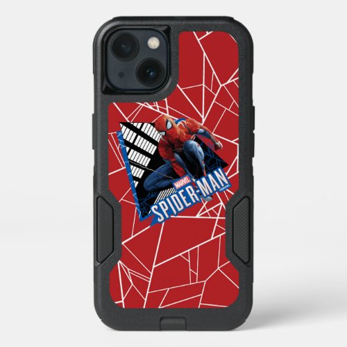 Marvels Spider_Man  Web Swing Name Graphic iPhone 13 Case