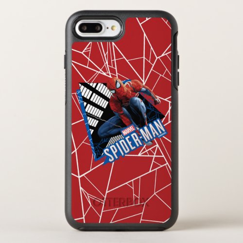 Marvels Spider_Man  Web Swing Name Graphic OtterBox Symmetry iPhone 8 Plus7 Plus Case