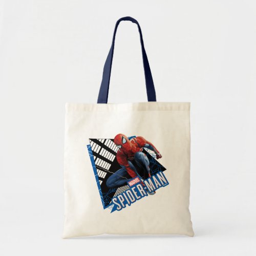 Marvels Spider_Man  Web Swing Name Graphic Tote Bag