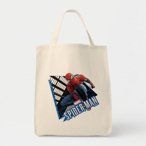 Marvels Spider_Man  Web Swing Name Graphic Tote Bag