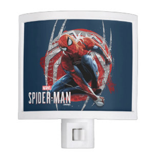 Marvel's Spider-Man   Web Swing Street Art Graphic Night Light
