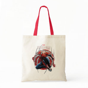Marvel's Spider-Man | Web Swing Street Art Graphic Tote Bag