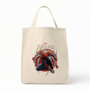 Marvel's Spider-Man | Web Swing Street Art Graphic Tote Bag