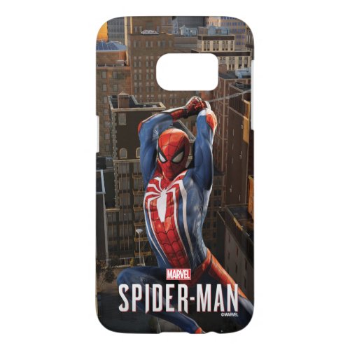 Marvels Spider_Man  Web Swinging Pose Samsung Galaxy S7 Case