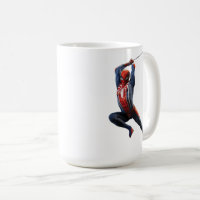 Spider-Man Web Slinging By Train Mug, Zazzle