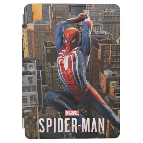 Marvels Spider_Man  Web Swinging Pose iPad Air Cover