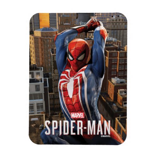 Marvels Spider_Man  Web Swinging Pose Magnet
