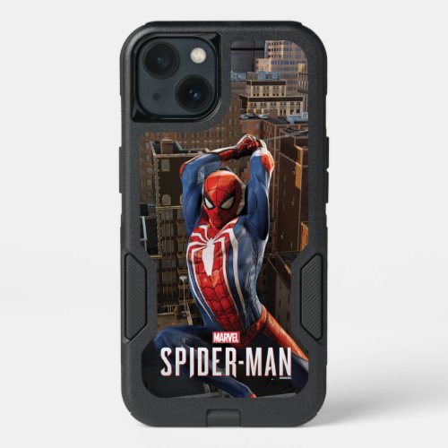 Marvels Spider_Man  Web Swinging Pose iPhone 13 Case