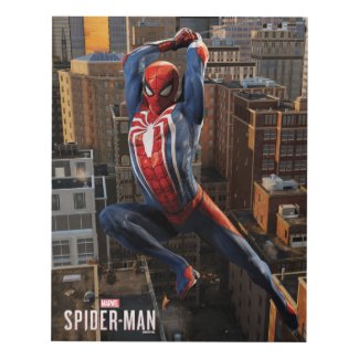 Marvel's Spider-Man | Web Swinging Pose Panel Wall Art