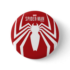Marvel's Spider-Man | White Spider Emblem Button