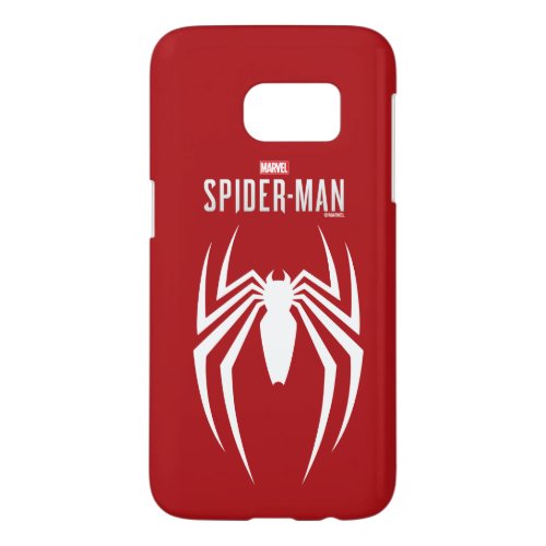 Marvels Spider_Man  White Spider Emblem Samsung Galaxy S7 Case