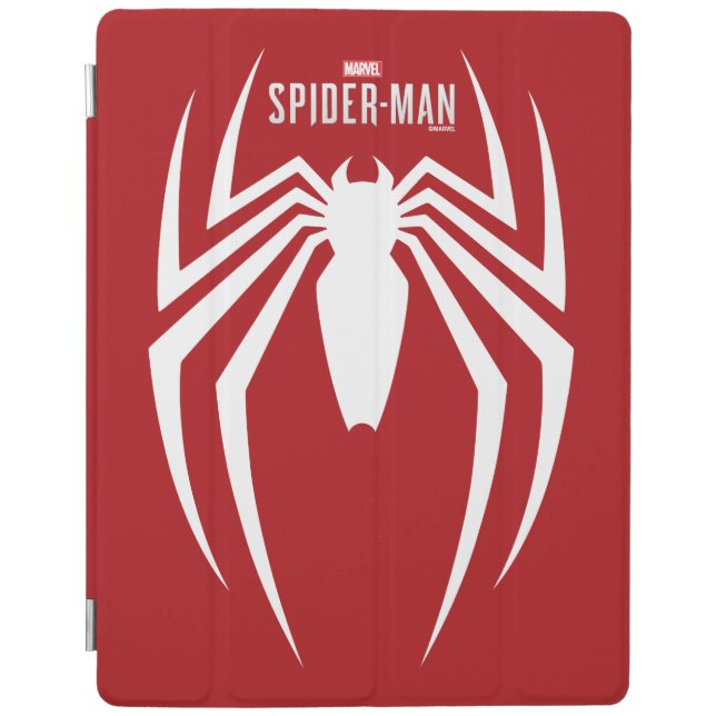 Marvel's Spider-Man | White Spider Emblem iPad Air Cover (Front)