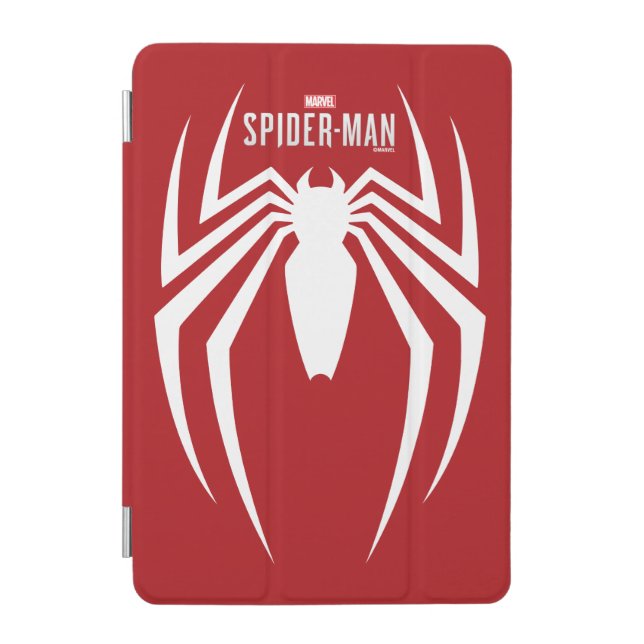 Marvel's Spider-Man | White Spider Emblem iPad Mini Cover (Front)