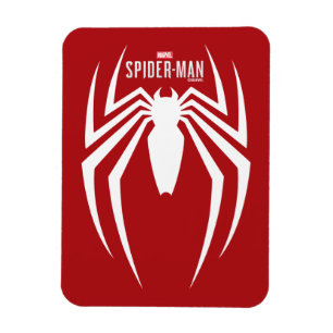 Marvel's Spider-Man White Spider Emblem Magnet