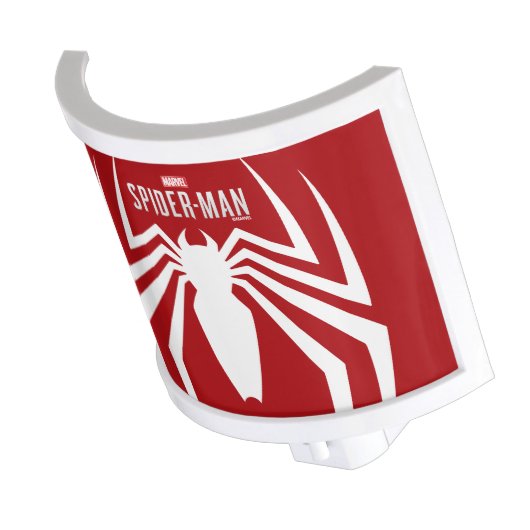 Marvel's Spider-Man | White Spider Emblem Night Light (Angled)