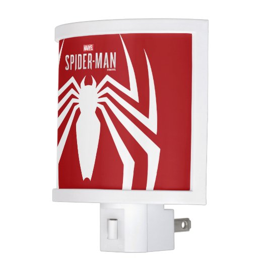 Marvel's Spider-Man | White Spider Emblem Night Light (Left)