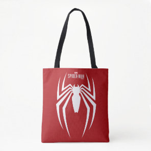 Marvel's Spider-Man | White Spider Emblem Tote Bag