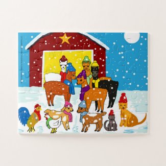 Marvin & Friends Winter 30 Piece Puzzle