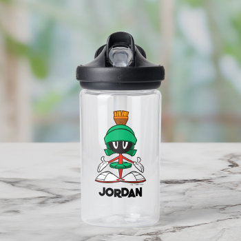 Marvin Front   | Add Your Name Water Bottle by looneytunes at Zazzle