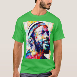 Marvin Gaye Abstract Paintings Baseball TShirt