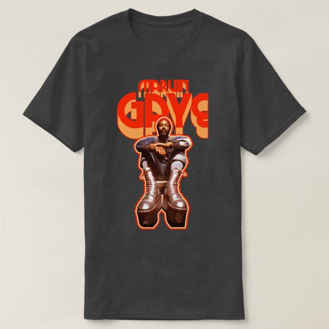Marvin Gaye Aint No Platform Boots High Enough Fan T-Shirt (Design Front)