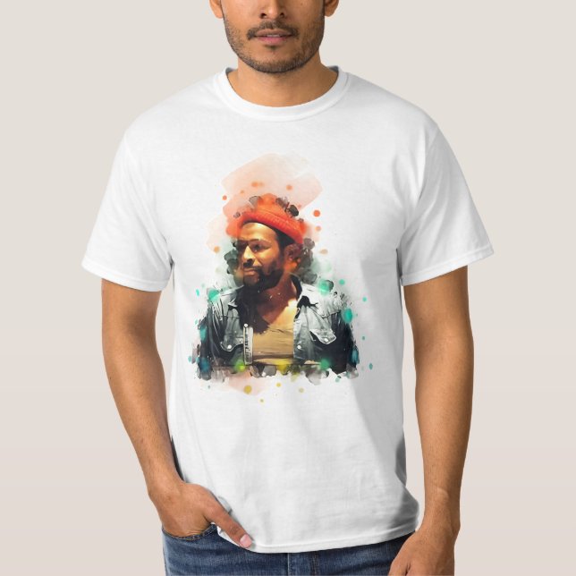 marvin gaye Art retro T-Shirt (Front)