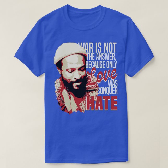 Marvin Gaye Quote T-Shirt (Design Front)
