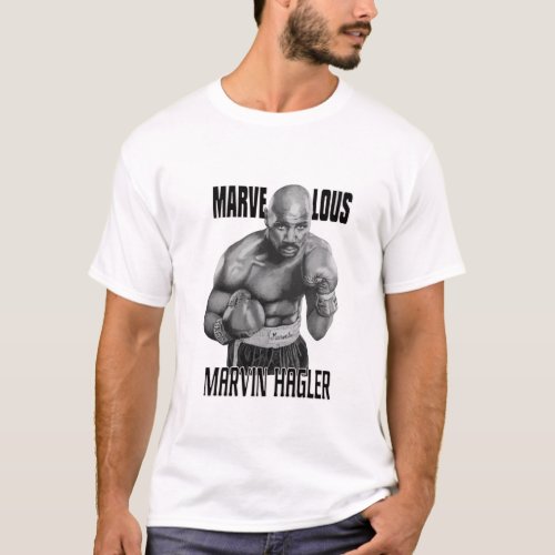 marvin hagler boxing marvelous T_Shirt