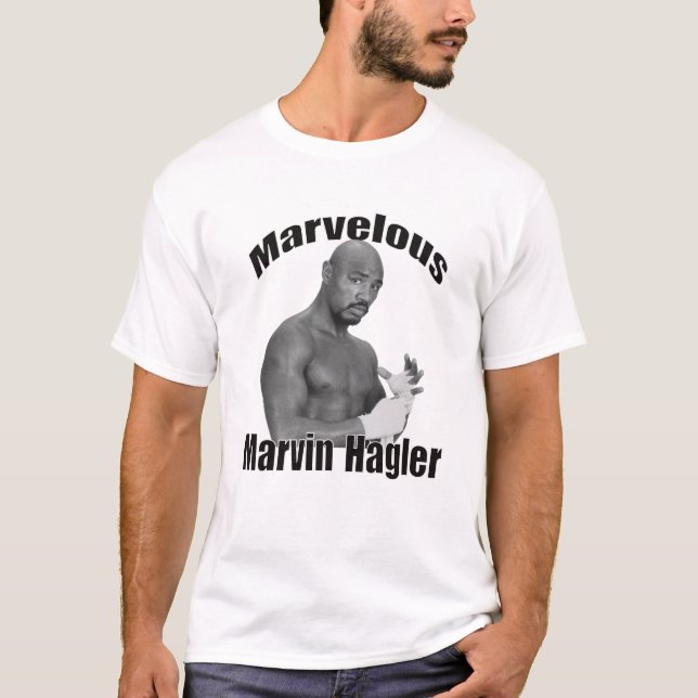marvin hagler boxing marvelous T-Shirt (Front)