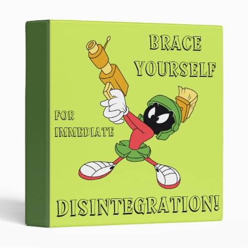 MARVIN THE MARTIANâ Aiming Laser 3 Ring Binder