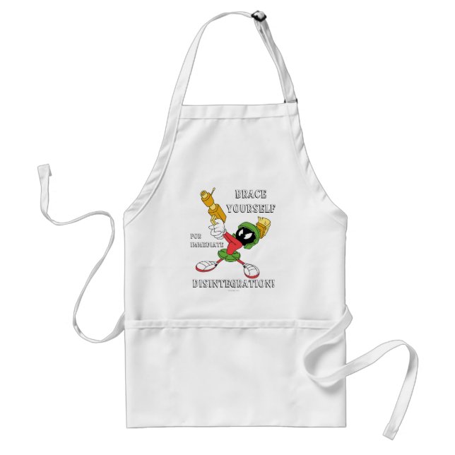 MARVIN THE MARTIAN™ Aiming Laser Adult Apron (Front)