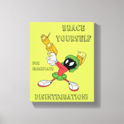 MARVIN THE MARTIAN Aiming Laser Canvas Print