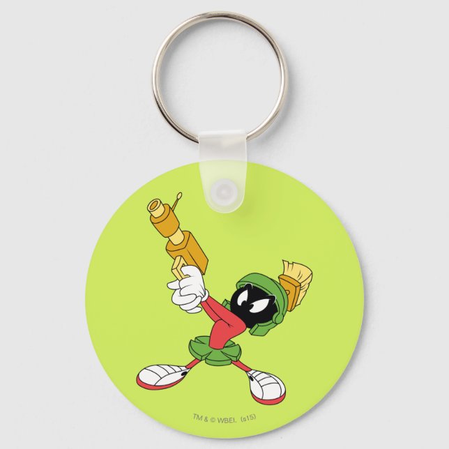 MARVIN THE MARTIAN™ Aiming Laser Keychain (Front)