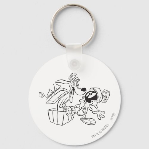 MARVIN THE MARTIAN and K_9 Gift Surprise Keychain