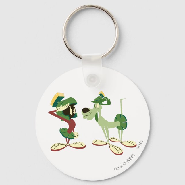 MARVIN THE MARTIAN™ and K-9 Keychain (Front)
