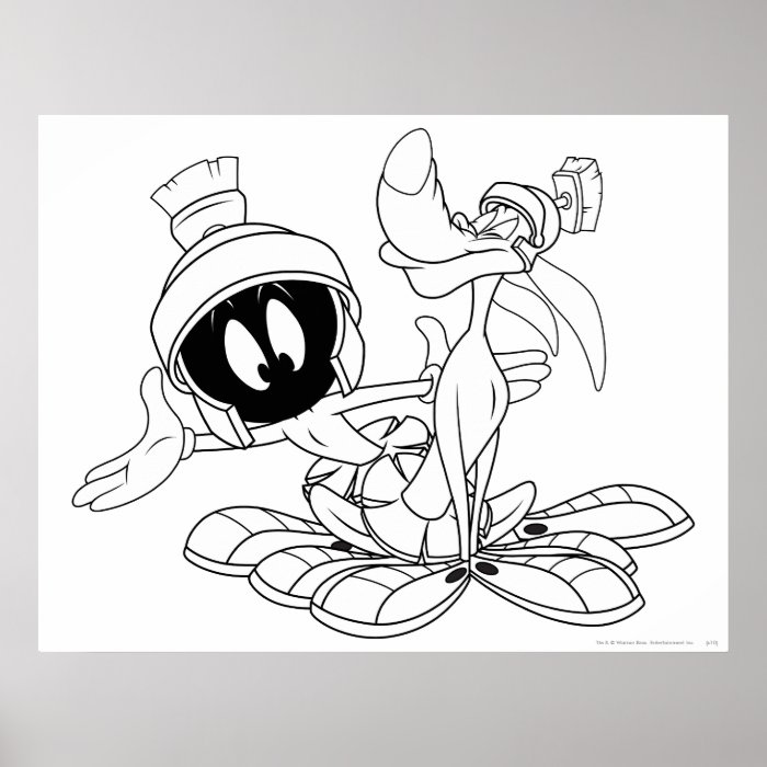 Marvin the Martian and K 9 Posters