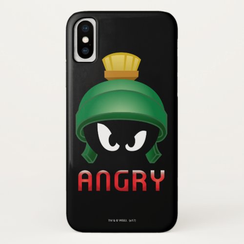MARVIN THE MARTIANâ Angry Emoji iPhone X Case