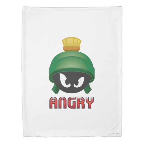 MARVIN THE MARTIAN Angry Emoji Duvet Cover