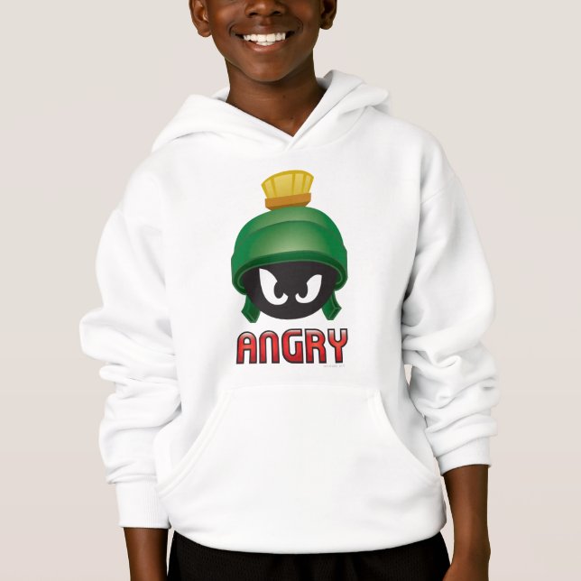 MARVIN THE MARTIAN™ Angry Emoji Hoodie (Front)