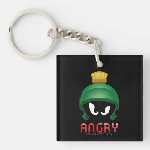 MARVIN THE MARTIANâ Angry Emoji Keychain