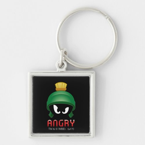 MARVIN THE MARTIAN Angry Emoji Keychain