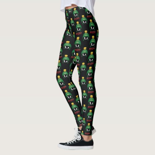 MARVIN THE MARTIANâ Angry Emoji Leggings