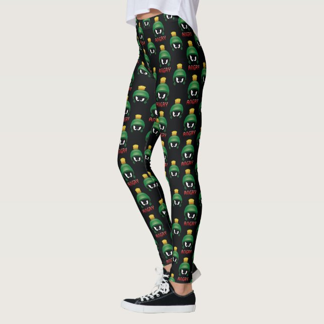 MARVIN THE MARTIAN™ Angry Emoji Leggings (Left)