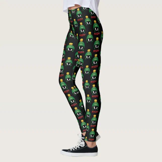 MARVIN THE MARTIAN™ Angry Emoji Leggings | Zazzle